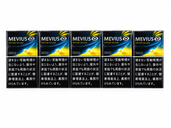 MEVIUS Option Yellow 5 Premium Menthol