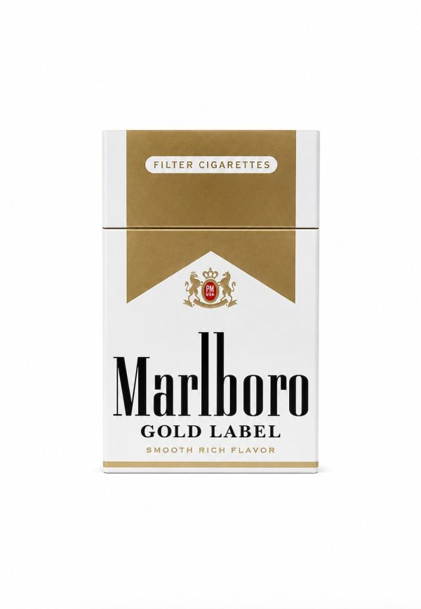 Marlboro Gold USA cigarette pack, 20s