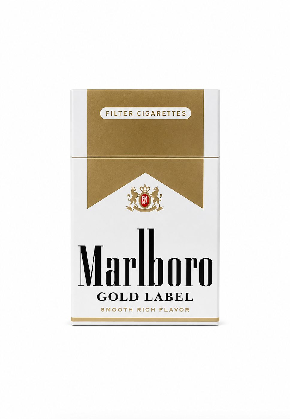 Marlboro Gold USA cigarette pack, 20s