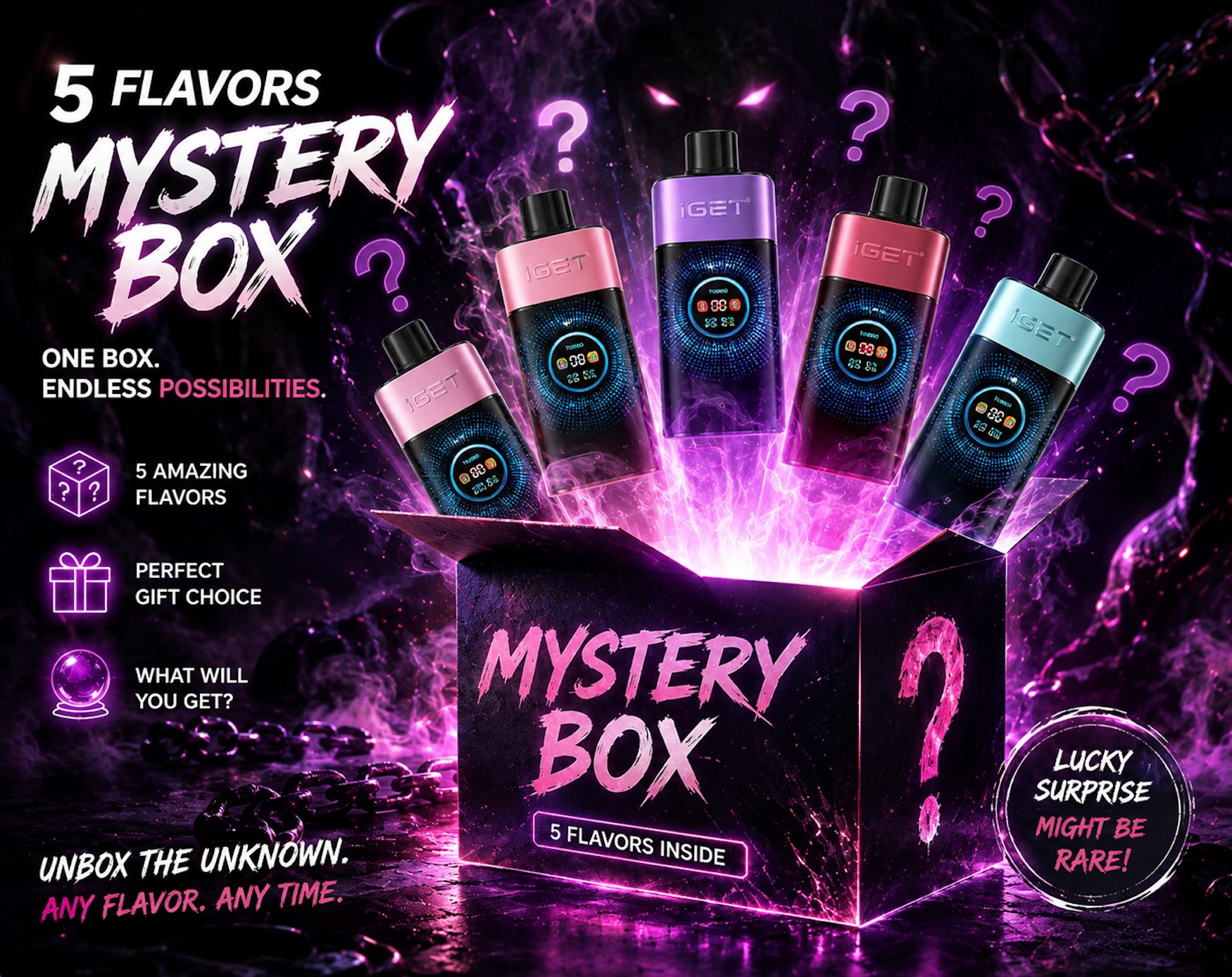 IGET ONE 12K PUFF Mystery Box product image