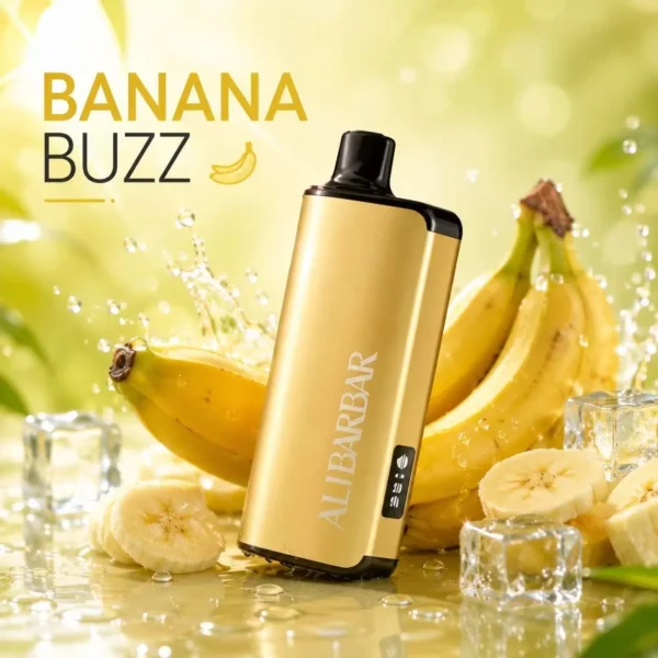 Alibarbar Ingot 9000 Puffs Banana Buzz — Authentic Australia Stock
