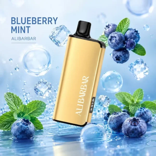 Alibarbar Ingot 9000 Puffs Blueberry Mint — Authentic Australia Stock