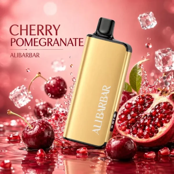 Alibarbar Ingot 9000 Puffs Cherry Pomegranate — Authentic Australia Stock