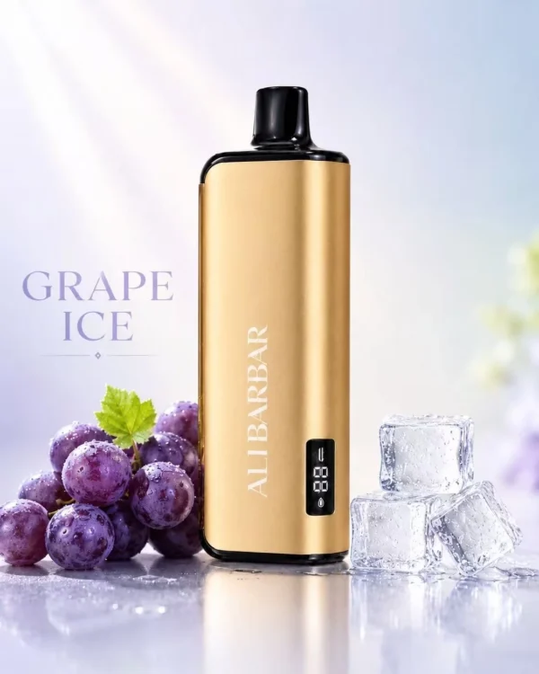 Alibarbar Ingot 9000 Puffs Grape Ice — Authentic Australia Stock