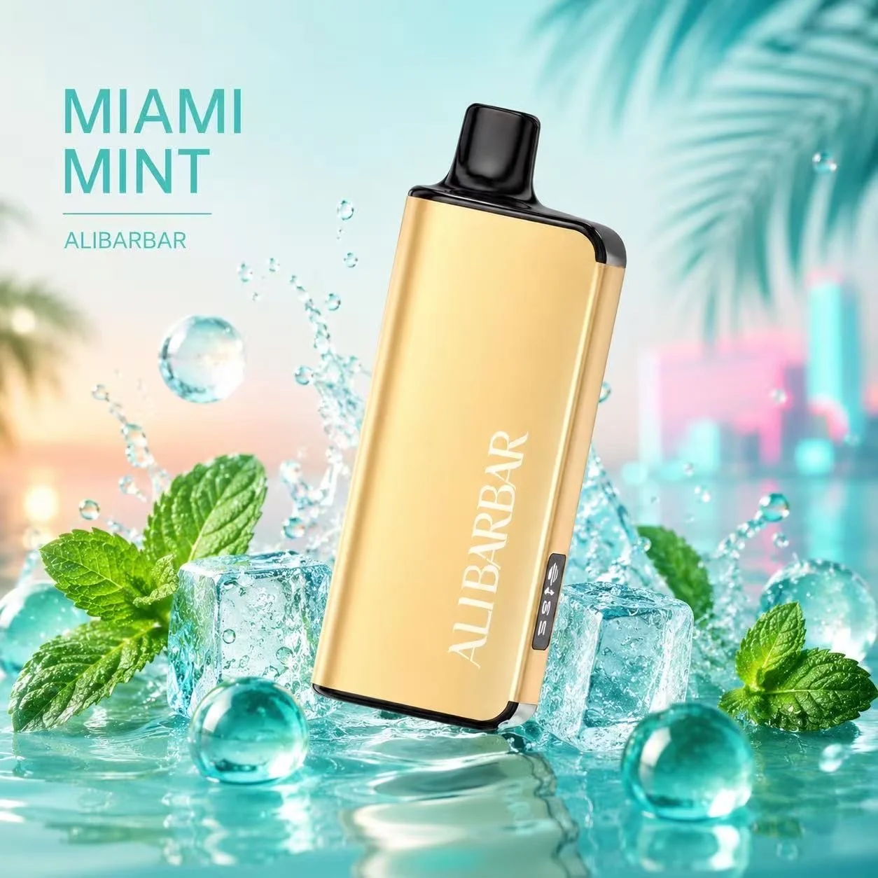 ALIB-001-miami-mint-opt Alibarbar Ingot 9000 Puffs Miami Mint - Image 1