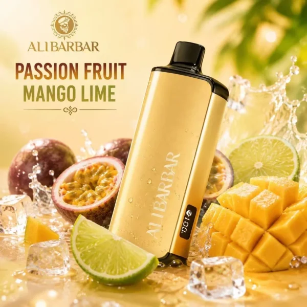 Alibarbar Ingot 9000 Puffs Passionfruit Mango Lime — Authentic Australia Stock