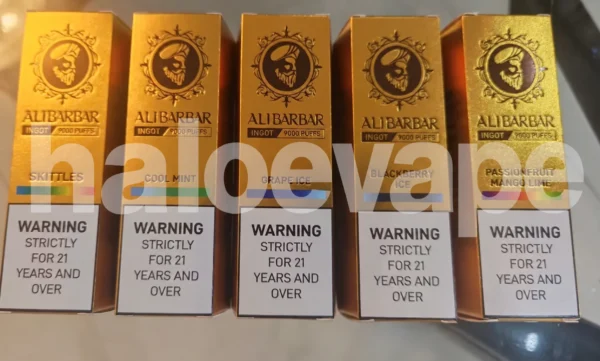 Alibarbar Ingot 9000 Puffs 5-Pack Bundle