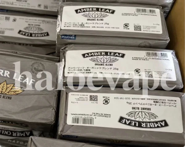 Amber Leaf Rolling Tobacco 25g Japan real stock photo - Halo E-Vape Australia warehouse