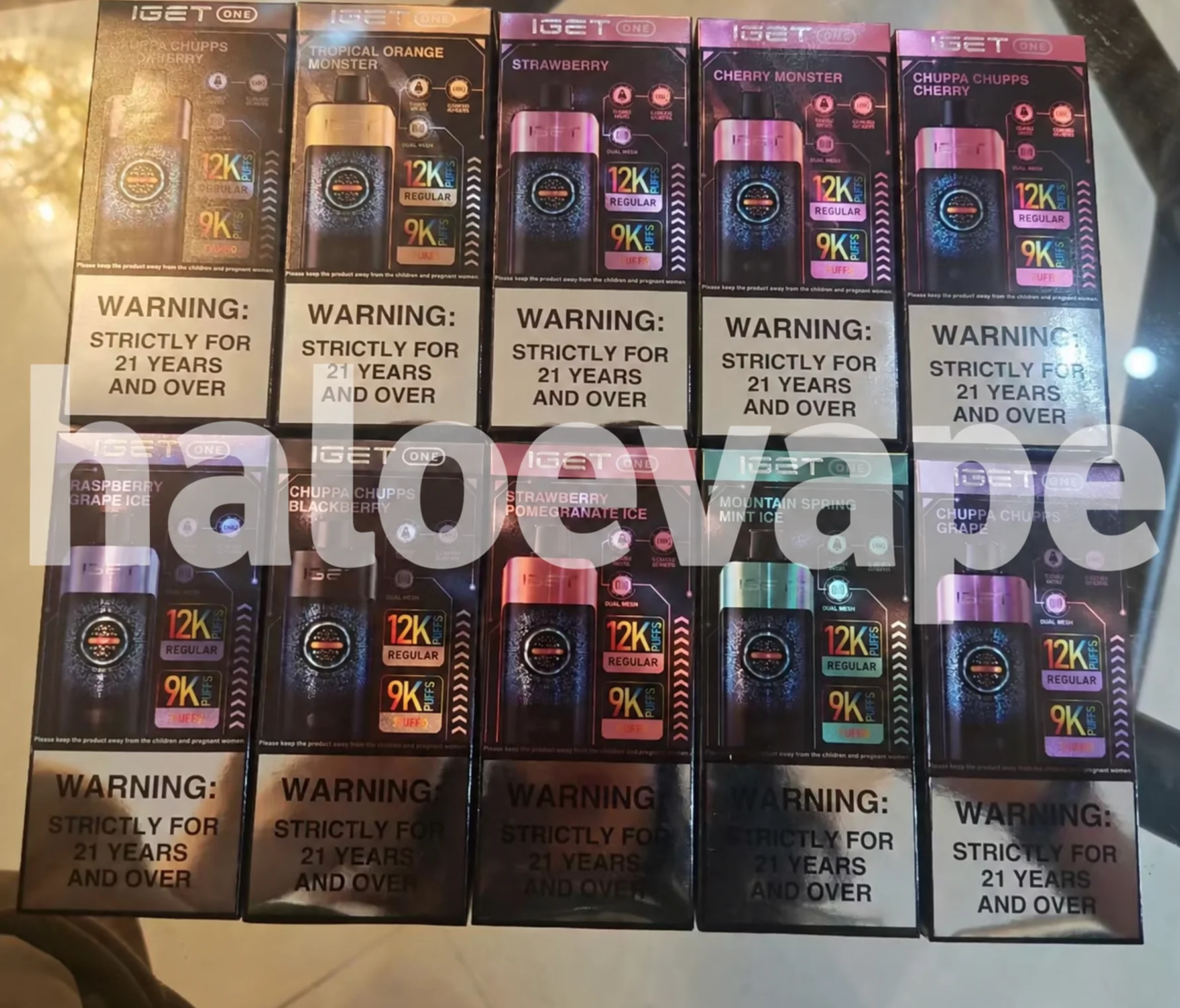 IGET One 12000 Puffs 10-Pack Wholesale Carton Australia