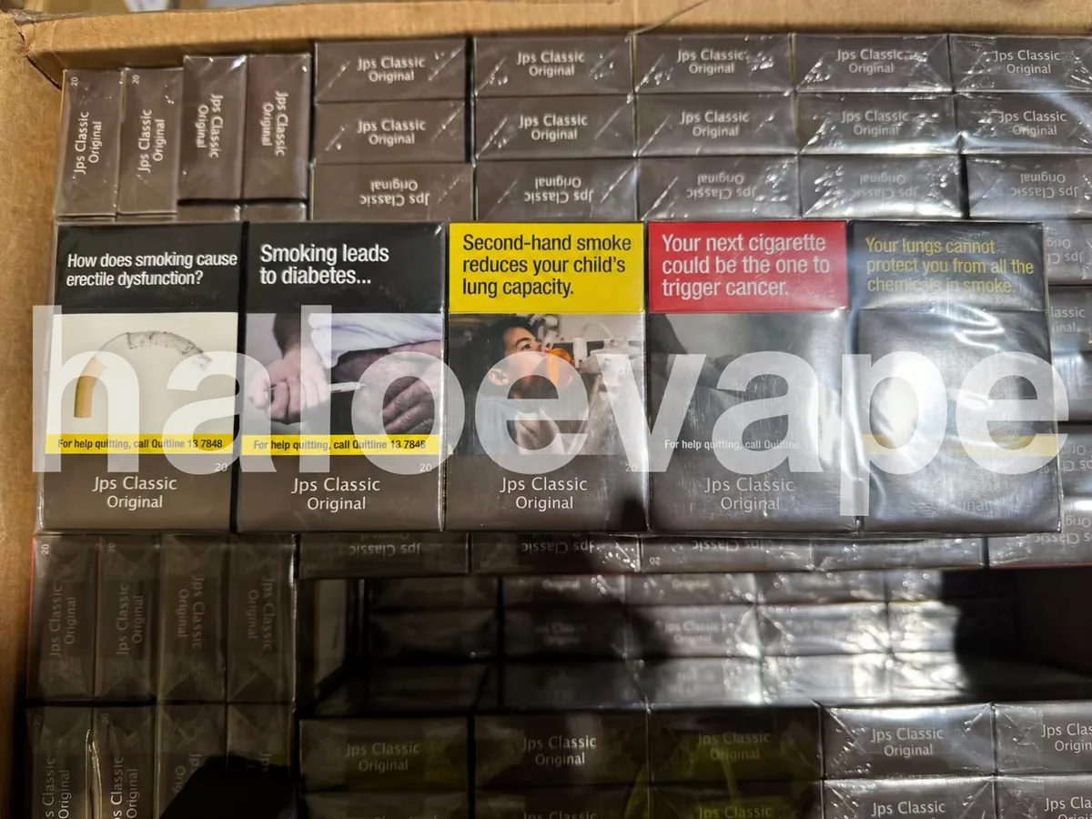 JPS Classic Original carton real stock photo - Halo E-Vape Australia warehouse