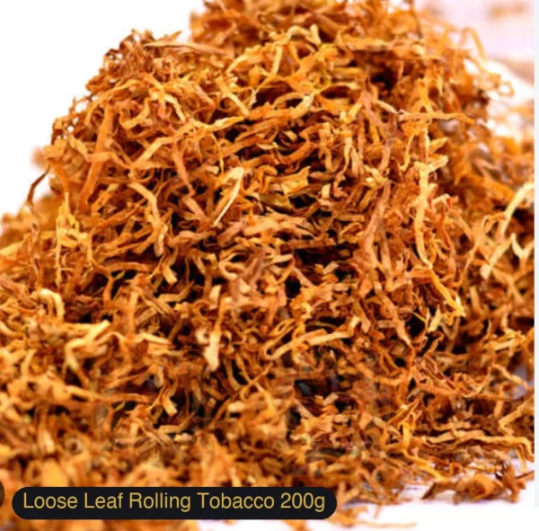 Loose Leaf Rolling Tobacco 200g – premium loose leaf rolling tobacco at Halo E-Vape Australia
