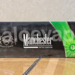 Manchester Green Crush Cigarettes (1 Carton × 200’s) – genuine carton warehouse photo at Halo E-Vape Australia