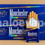 Manchester Special Edition Cigarettes carton real stock photo - Halo E-Vape Australia warehouse