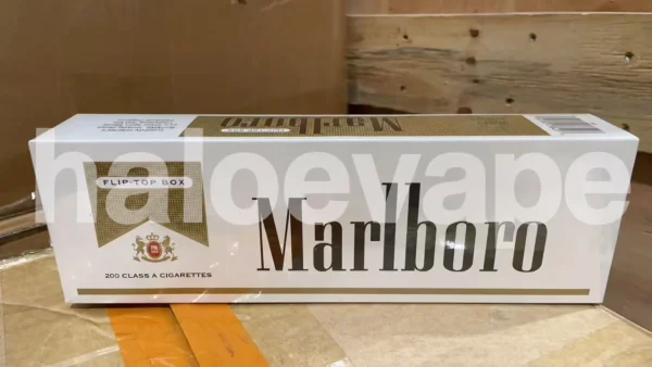 Marlboro Gold USA (1 Carton × 200’s) – genuine carton warehouse photo at Halo E-Vape Australia