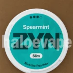 ZYN Spearmint 9mg Nicotine Pouches – authentic ZYN Spearmint slim pouches at Halo E-Vape Australia